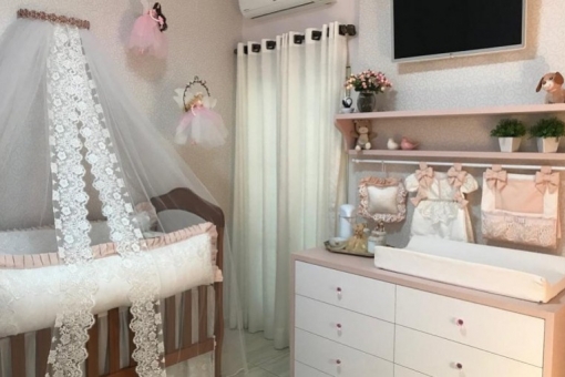 Antes e depois -  Quarto de bebê